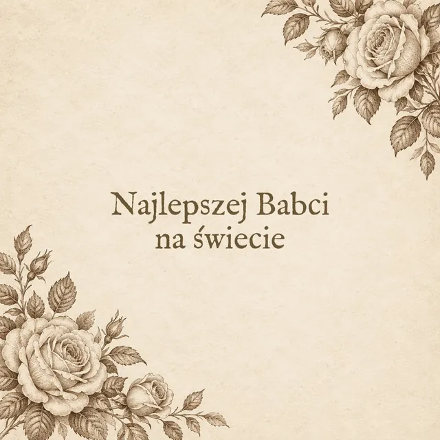 Najlepszej Babci na świecie