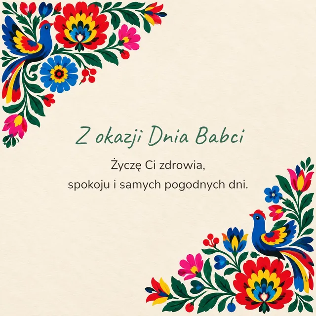 Z okazji Dnia Babci
