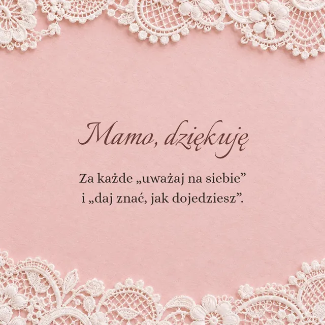 Mamo, dziękuję