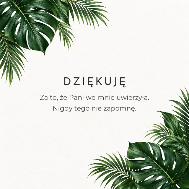 Dziękuję