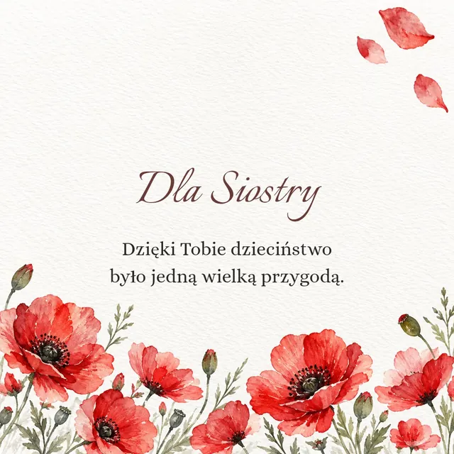 Dla Siostry