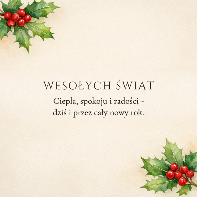 Wesołych Świąt