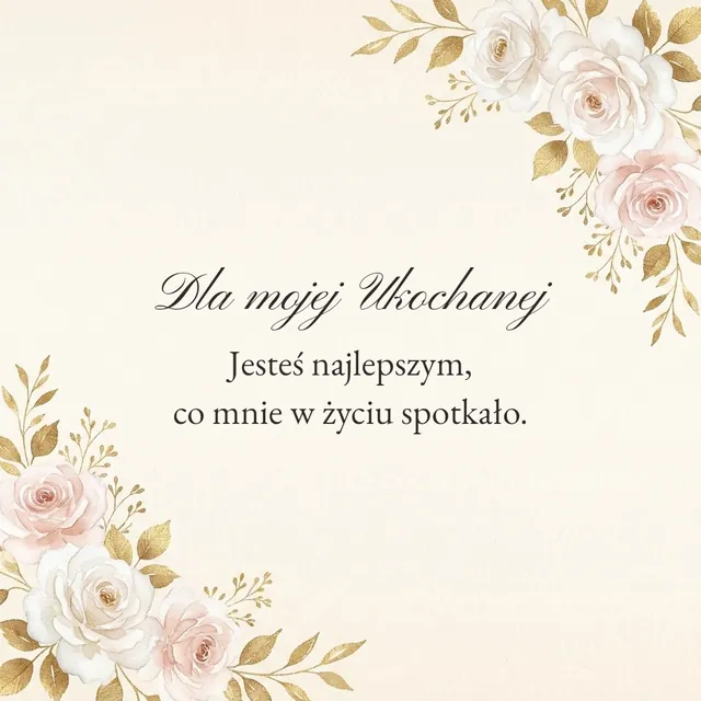 Dla mojej Ukochanej