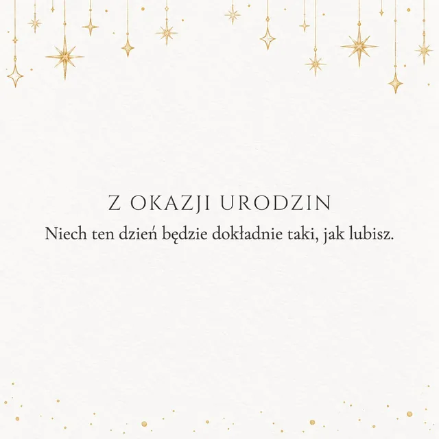 Z okazji urodzin
