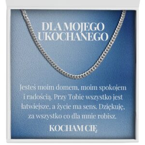 Prezent dla Ukochanego "Łańcuszek" - Dla mojego ukochanego