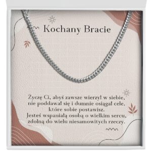 Prezent dla Brata "Łańcuszek" - Kochany bracie