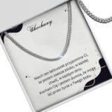 Srebrny łańcuszek dla chłopaka na prezent