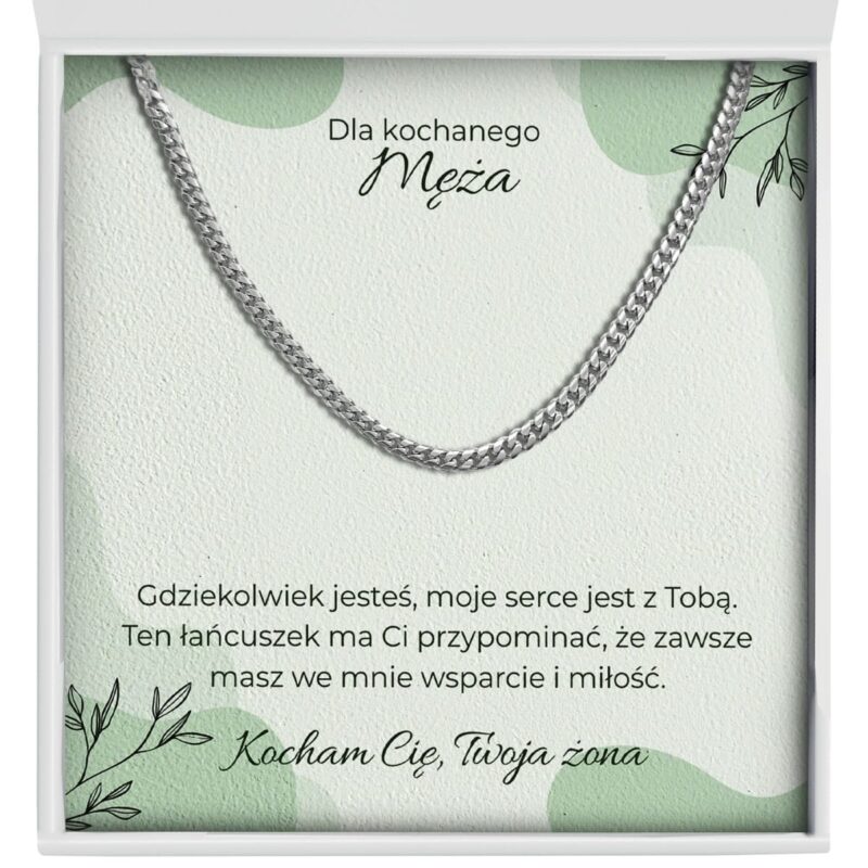 lancuszek-dla-kochanego-meza-zblizenie Zbliżenie na prezent dla męża od żony - łańcuszek