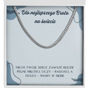 Prezent dla Brata "Łańcuszek" - Dla najlepszego brata na świecie
