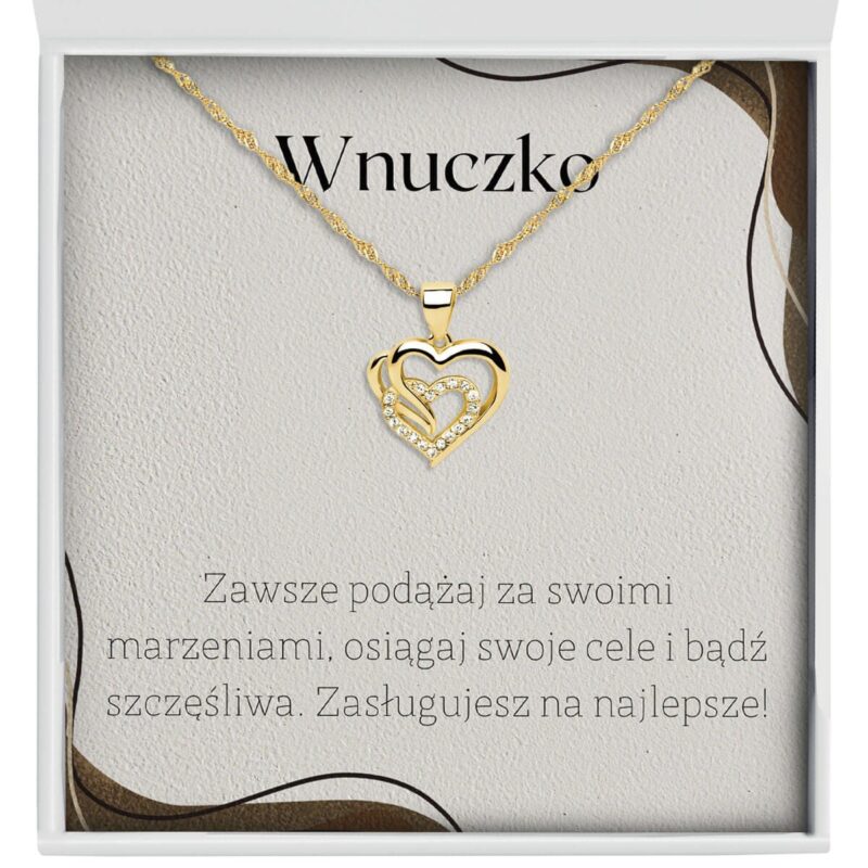 lancuszek-dla-wnuczki-zlote-serca-zblizenie lancuszek-dla-wnuczki-zlote-serca-zblizenie