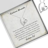 Srebrny naszyjnik serce – prezent dla wnuczki