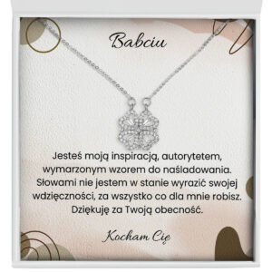 Naszyjnik dla Babci "Koniczynka" – Babciu