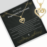 Naszyjnik serce nieskończoności – prezent dla mojej wspaniałej ukochanej