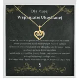 Zbliżenie na prezent dla zony/dziewczyny - naszyjnik serce