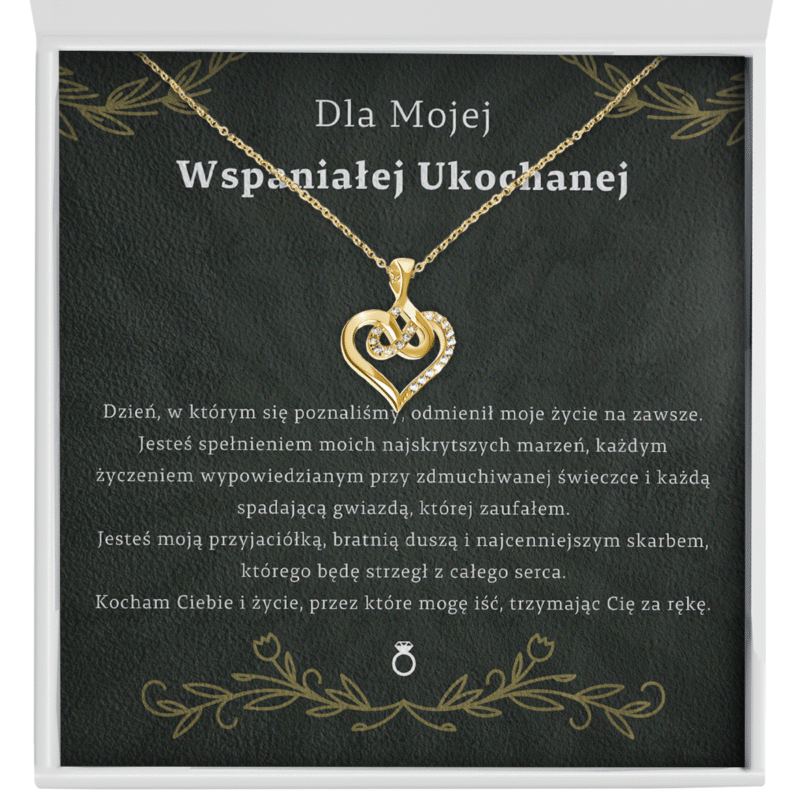 naszyjnik-dla-mojej-ukochanej-serce-nieskonczonosci-zblizenie Zbliżenie na prezent dla zony/dziewczyny - naszyjnik serce