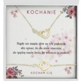 Zbliżenie na zestaw wieczna przysięga - prezent dla mojej ukochanej