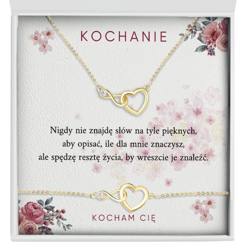 naszyjnik-dla-mojej-ukochanej-zloty-zestaw-zblizenie Zbliżenie na zestaw wieczna przysięga - prezent dla mojej ukochanej