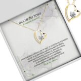 Złoty naszyjnik serce – prezent dla żony