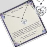 Srebrny naszyjnik serce trójramienne – prezent dla mojej mamy