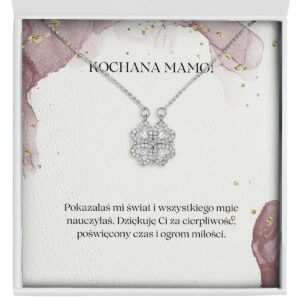 Naszyjnik dla Mamy "Koniczynka" – Kochana mamo