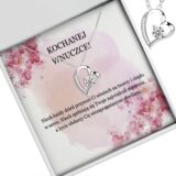 Srebrny naszyjnik serce – prezent dla wnuczki