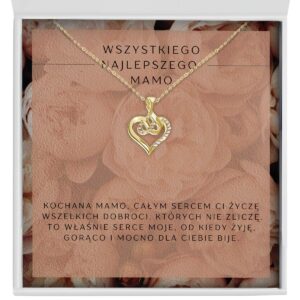 Naszyjnik dla Mamy "Serce Nieskończoności" – Wszystkiego najlepszego mamo