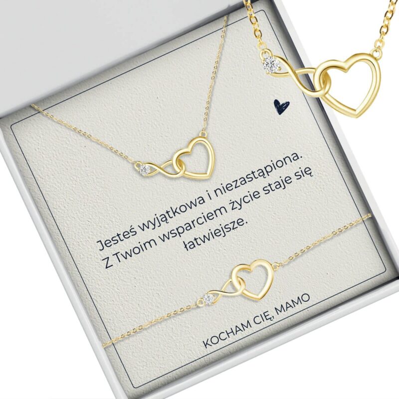 Zestaw wieczna przysięga – zestaw biżuterii dla mamy