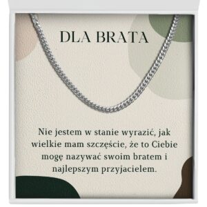 Prezent dla Brata "Łańcuszek" - Dla brata