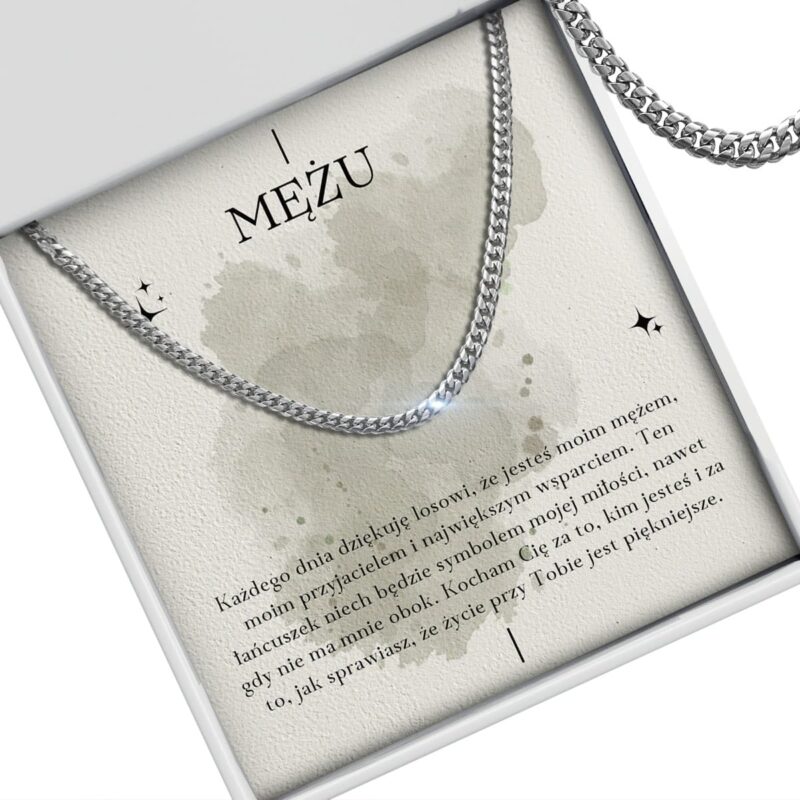 Prezent dla męża - łańcuszek