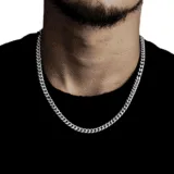 Srebrny łańcuszek męski