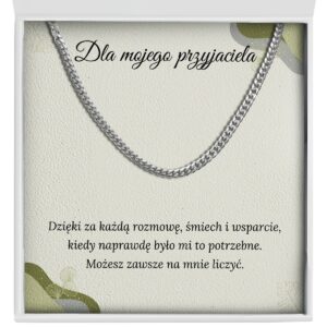Prezent dla Przyjaciela "Łańcuszek" - Dla mojego przyjaciela