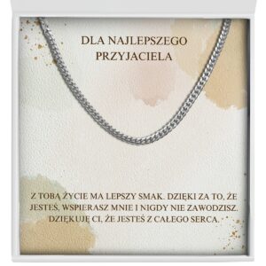Prezent dla Przyjaciela "Łańcuszek" - Dla najlepszego przyjaciela