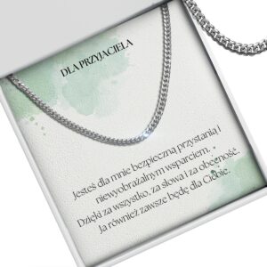Łańcuszek dla przyjaciela na prezent