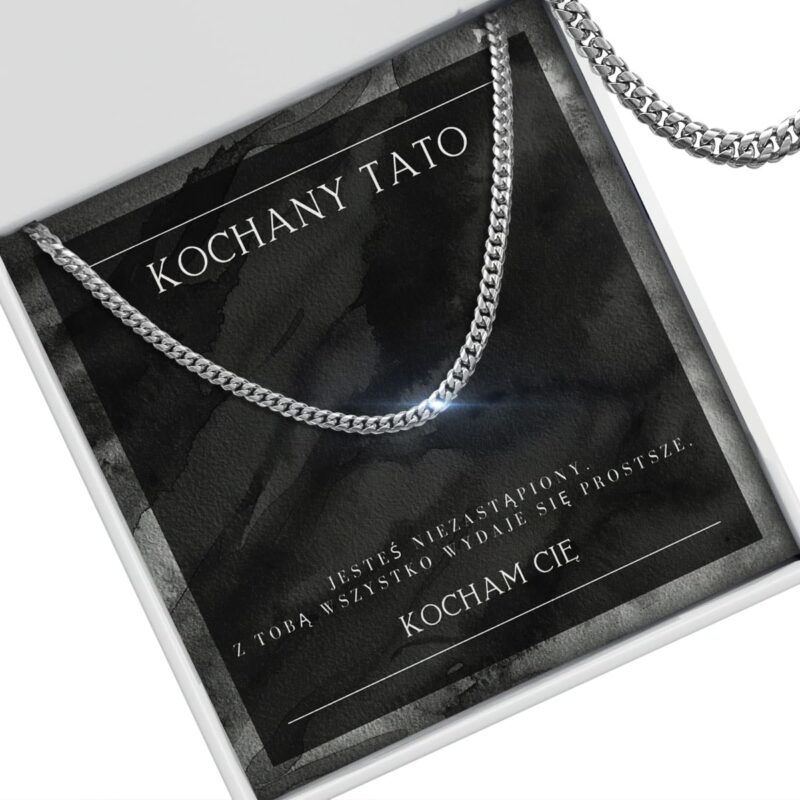 Łańcuszek na prezent dla taty