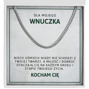 Łańcuszek dla mojego wnuka - prezent od Babci