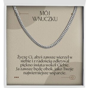 Łańcuszek dla wnuka na prezent