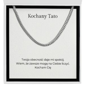 Prezent dla Taty "Łańcuszek" - Kochany tato