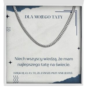 Prezent dla Taty "Łańcuszek" - Dla mojego taty