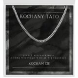 Zbliżenie na łańcuszek dla taty