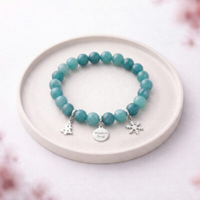 Zimowa bransoletka - Prezent na Święta Bożego Narodzenia