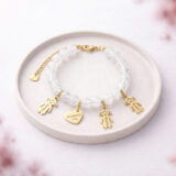 Bransoletka z imionami - wybór zawieszek od 1 do 4