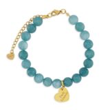 Bransoletka z 1 zawieszką grawerowaną