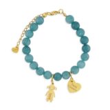 Bransoletka z 2 personalizowanymi zawieszkami - Grawer imion na zawieszkach