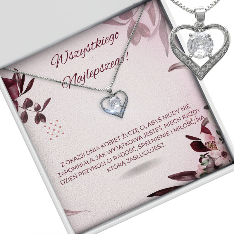 Naszyjnik na Dzień Kobiet - Wszystkiego Najlepszego