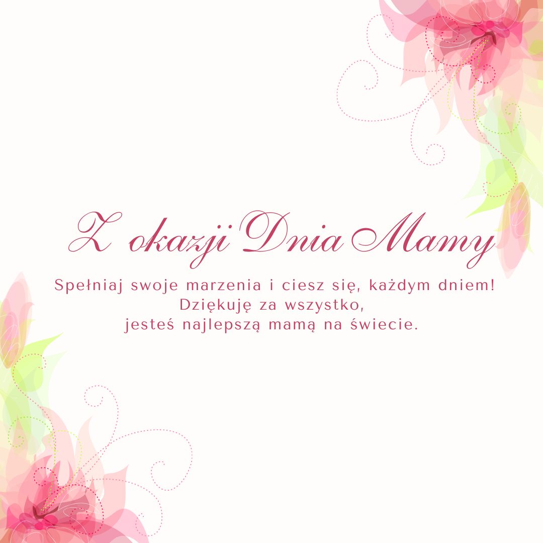 Z okazji Dnia Mamy