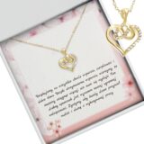 Złoty naszyjnik na prezent od uczniów dla wychowawcy