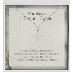 Łańcuszek komunijny z krzyżykiem