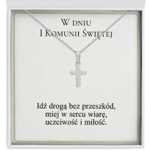 Łańcuszek z krzyżykiem - W dniu I Komunii Świętej
