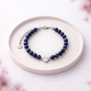 Bransoletka z grawerem - Lapis lazuli